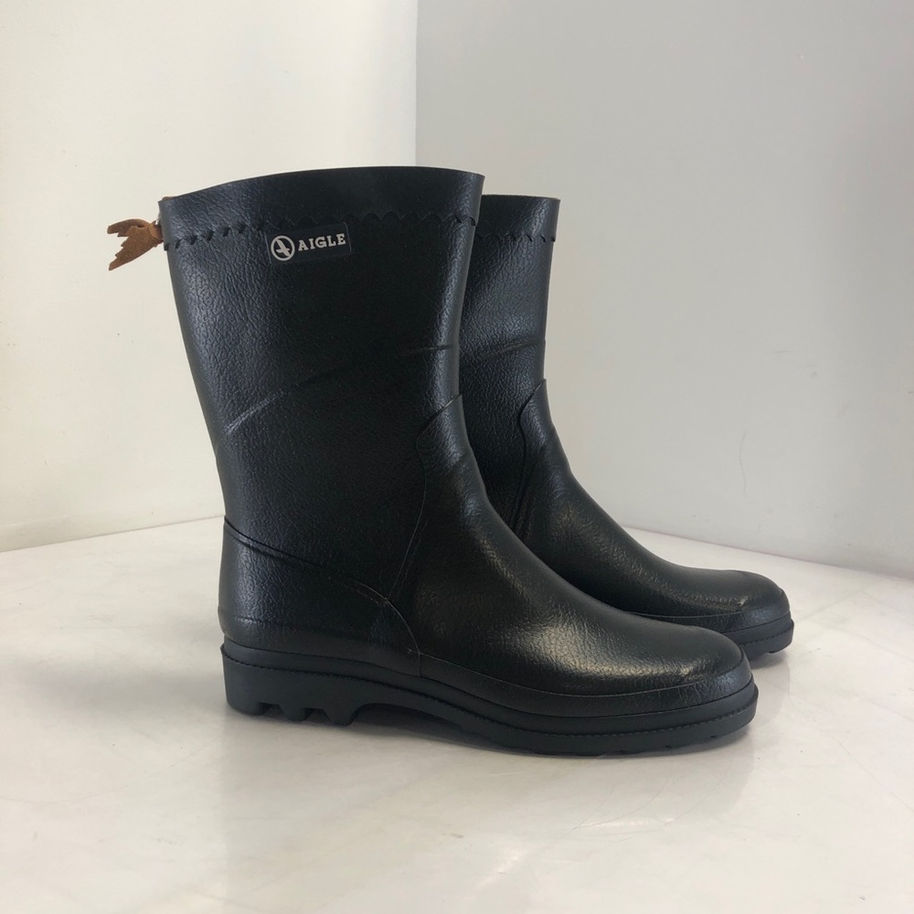 NWT Aigle Mens "Bison" in Noir
